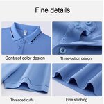 Men's Polo Shirt Factory - OEM New Cool Feeling Custom Embroidery Luxury Plain
