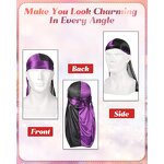 Silk Durag Manufacturer - OEM Two Tone Pirate Style Headwrap