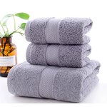 Jacquard Towel Set Supplier - OEM 3 Pack Bath Hand Wash Cloths Set