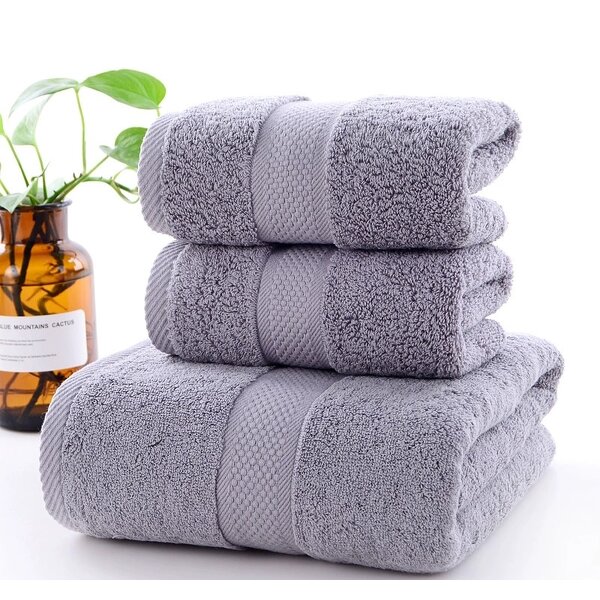 Jacquard Towel Set Supplier - OEM 3 Pack Bath Hand Wash Cloths Set