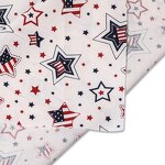 Patriotic Fabric Supplier - OEM 7pcs Cotton Twill Quilting Squares