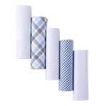 Gift Handkerchief Manufacturer - OEM 5 Packs Solid Color Fashion Hankies