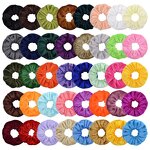 High Quality Scrunchies Supplier - OEM 40 Pcs Durable Velvet Hair Ties