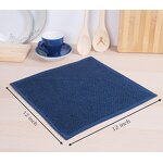 Striped Dish Towel Supplier - OEM 8 Pack Reusable Eco-Friendly Tea Towels