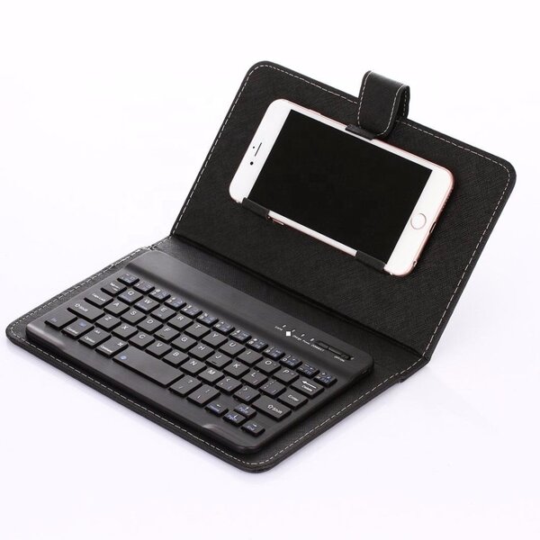 Keyboard Case Factory - OEM Mini Portable Wireless Leather Cover Stand