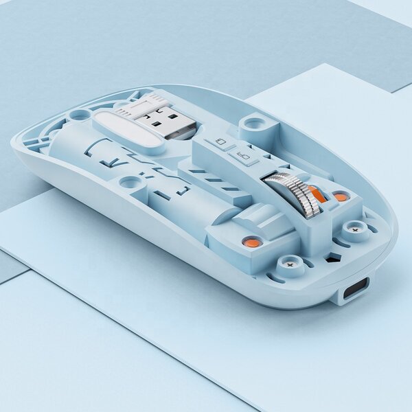 Wireless Mouse Factory - OEM Rechargeable Optical Transparent RGB