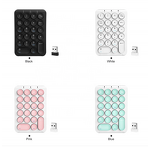 Wireless Numeric Keypad Manufacturer - OEM Mini Portable 18-Keys 2.4G