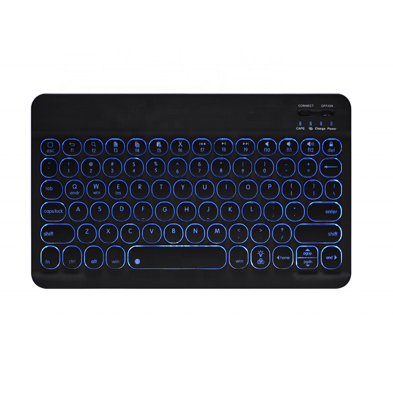 Wireless Keyboard Manufacturer - OEM Portable 7 Colors LED Backlit