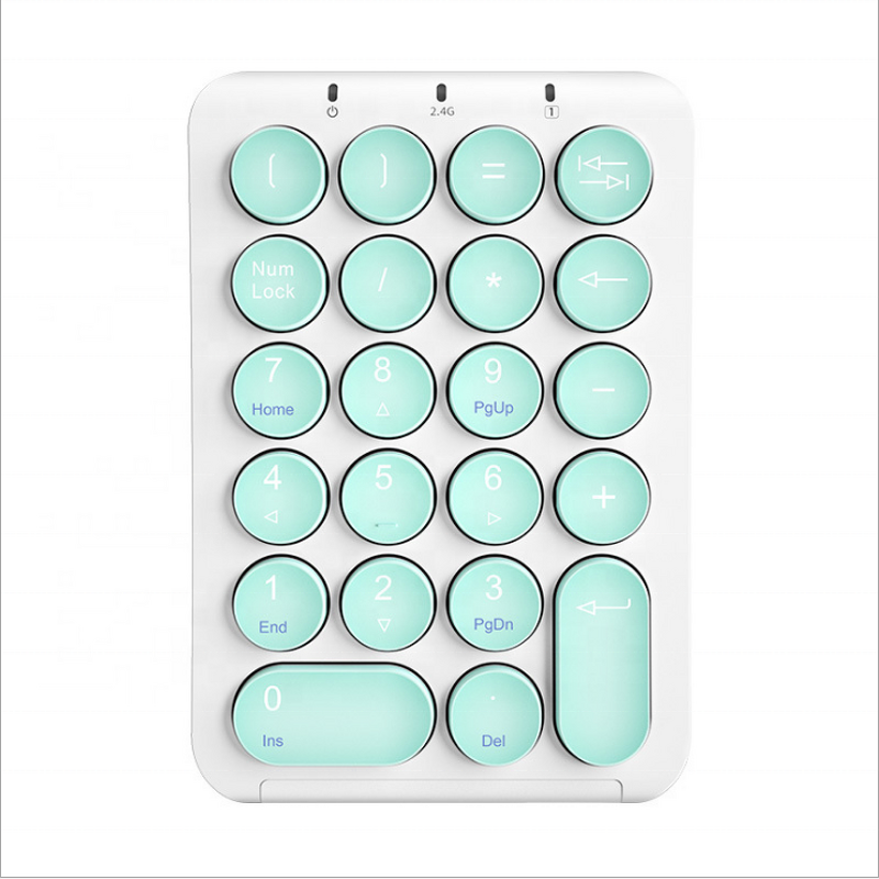 Wireless Numeric Keypad Manufacturer - OEM Mini Portable 18-Keys 2.4G