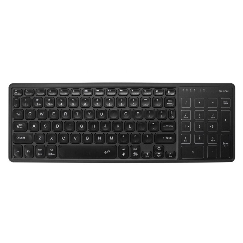 Wireless Keyboard Factory - OEM Dual Mode LED RGB Touchpad Numeric