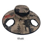 Solar Fan Hat Supplier - OEM Promotional Men's Wide Brim Denim Fabric Sun