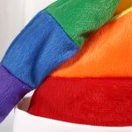 Christmas Cap Manufacturer - OEM Custom Unisex Velvet Pride Month Rainbow