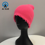 Y2K Beanie Manufacturer - OEM New Distressed Digital Puff Print Patch