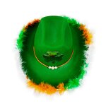 St. Patrick's Hat Factory - OEM Adult Cowboy Irish Green Clover Design