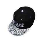 Flat Hat Manufacturer - OEM New Couple Korean Style 3D Embroidery Gold