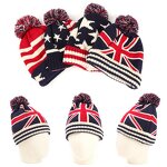 Knitted Hat Supplier - OEM European Rice Flag Star Striped Acrylic