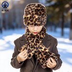 Winter Bucket Hat Factory - OEM 2026 Leopard Cheetah Printed Faux Fur