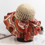Floppy Sun Hat Factory - OEM High Quality Striped Women's Wide Brim Bohemian