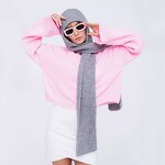 Knitted Hat Scarf Manufacturer - OEM Manufacturer's New Unisex Wool Hooded