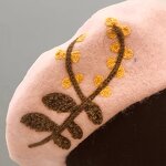 Wool Felt Beret Manufacturer - OEM Women's Fashion Beaded Casual Travel