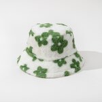 Winter Bucket Hat Supplier - OEM 2026 New Floral Velour Faux Fur Plush