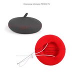 Pet Beret Supplier - OEM Hot Selling Customizable Dog Accessory Painter