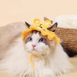 Pet Hat Factory - OEM Character Acrylic Crocheted Funny Cat Dog Hat