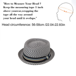 Derby Straw Hat Supplier - OEM Custom Summer Daily Use Polyester Pork Pie