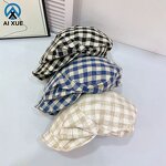 Vintage Beret Hat Factory - OEM Newest Selling Classic Cotton Lattice Design