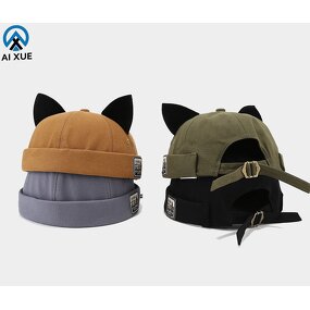 Japanese Baseball Cap Factory - OEM Summer Cute Cat Ear Korean Hipster