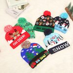 LED Knitted Hat Manufacturer - OEM Children's Winter Digital Printed Beanie