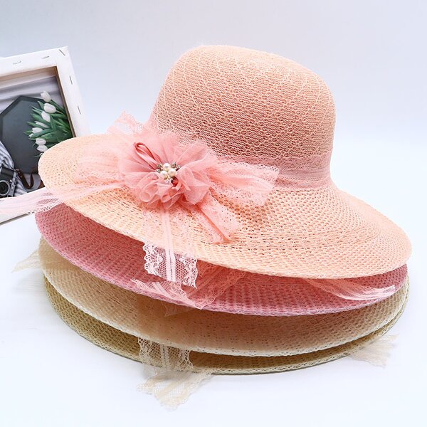 Lace Hat Manufacturer - OEM Wholesale Fashionable Women's Flower-patterned