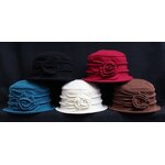Wool Cloche Hat Manufacturer - OEM Unisex All Seasons Character Felt Floral