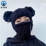 Sports Hat Manufacturer - OEM 2025 New Bear Ear Knitted Spandex Cotton