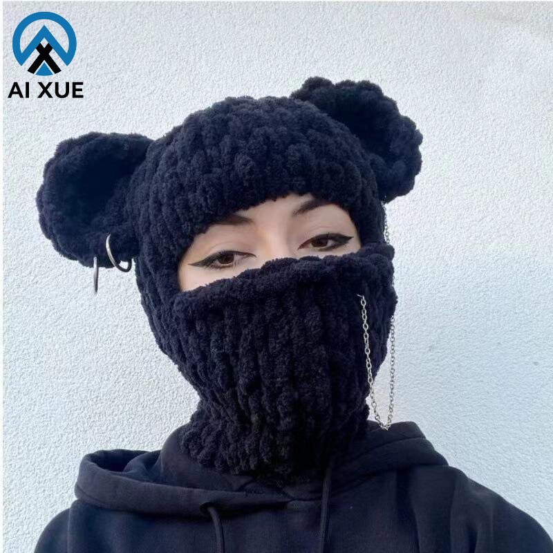 Sports Hat Manufacturer - OEM 2025 New Bear Ear Knitted Spandex Cotton