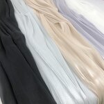 Muslim Hijab Scarf Supplier - OEM Spring Summer Chiffon Long Solid Color