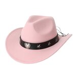 Western Cowboy Hat Manufacturer - OEM Vintage Ethnic Style Roll Brim Felt