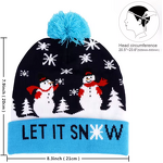 LED Knitted Hat Manufacturer - OEM Children's Winter Digital Printed Beanie