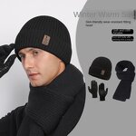 Knitted Set Supplier - OEM Customized DIY Handmade Men's Long Winter Three