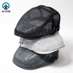 Mesh Beret Cap Supplier - OEM New Casual Lightweight Character Hollow
