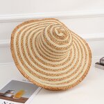 Straw Fedora Set Supplier - OEM Outdoor Two Tone Wide Brim Cowgirl Bag