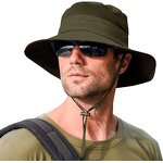 Men's Sun Hat Manufacturer - OEM Summer Hiking Fishing Oversized Polyester