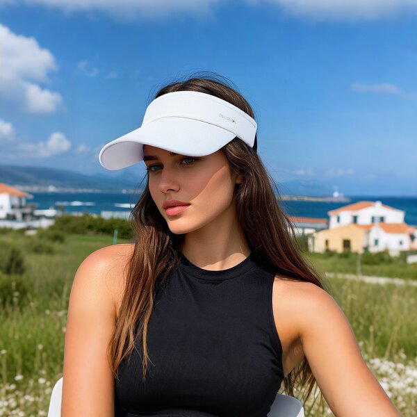 Sun Visor Hat Factory - OEM Summer Fashion Striped UV Protection Foldable