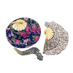 Portable Sun Hat Supplier - OEM Newest Selling 2 in 1 Bamboo Flower Fan
