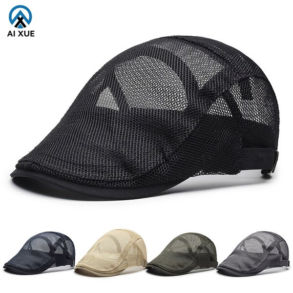 Flat Cap Factory - OEM Summer British Style Vintage Ivy Mesh Breathable