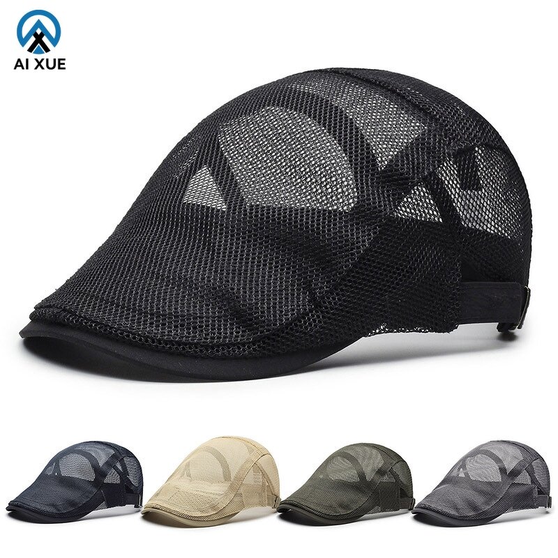 Flat Cap Factory - OEM Summer British Style Vintage Ivy Mesh Breathable