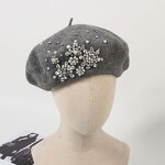 Wool Beret Supplier - OEM 2026 New Handmade Brick Stone Design