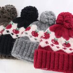 Ski Beanie Manufacturer - OEM Unisex Winter Polyester Cotton Knitted Striped