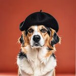 Pet Beret Supplier - OEM Hot Selling Customizable Dog Accessory Painter
