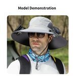 Solar Bucket Hat Supplier - OEM Men's Wide Brim Outdoor Power USB Charging